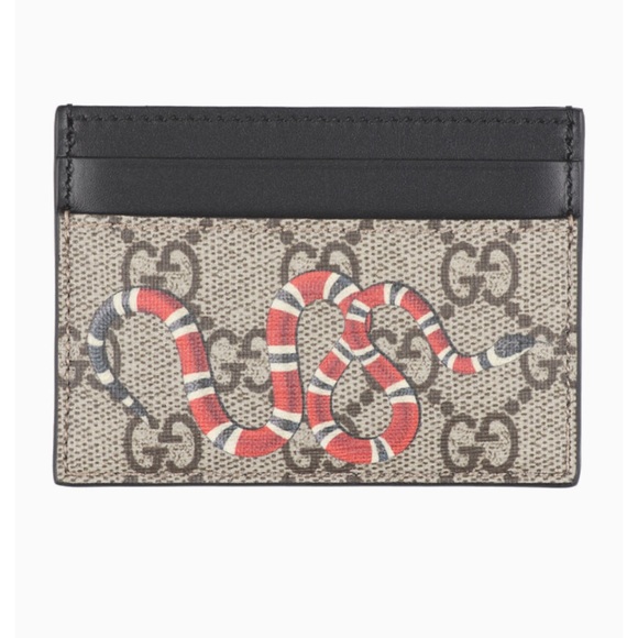 GUCCI NIB supreme snake GG card holder new in box - Picture 3 of 4